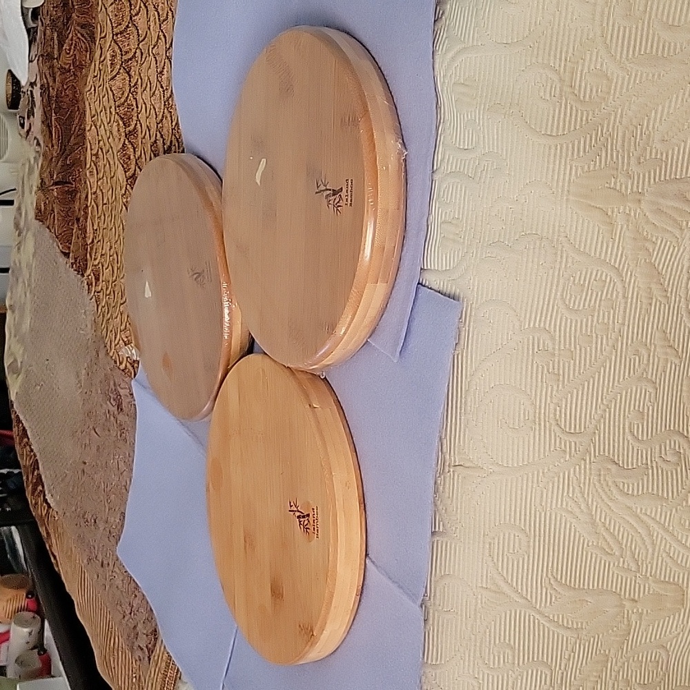 (3) Round Island Bamboo Boards